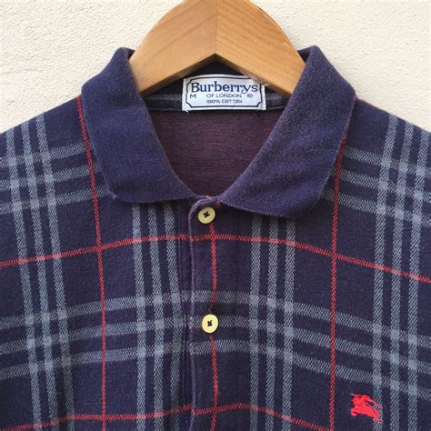 vintage burberry nova shirt|Vintage Burberrys of London Nova Check Shirt .